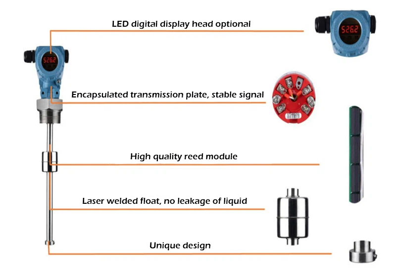 float ball level transmitters