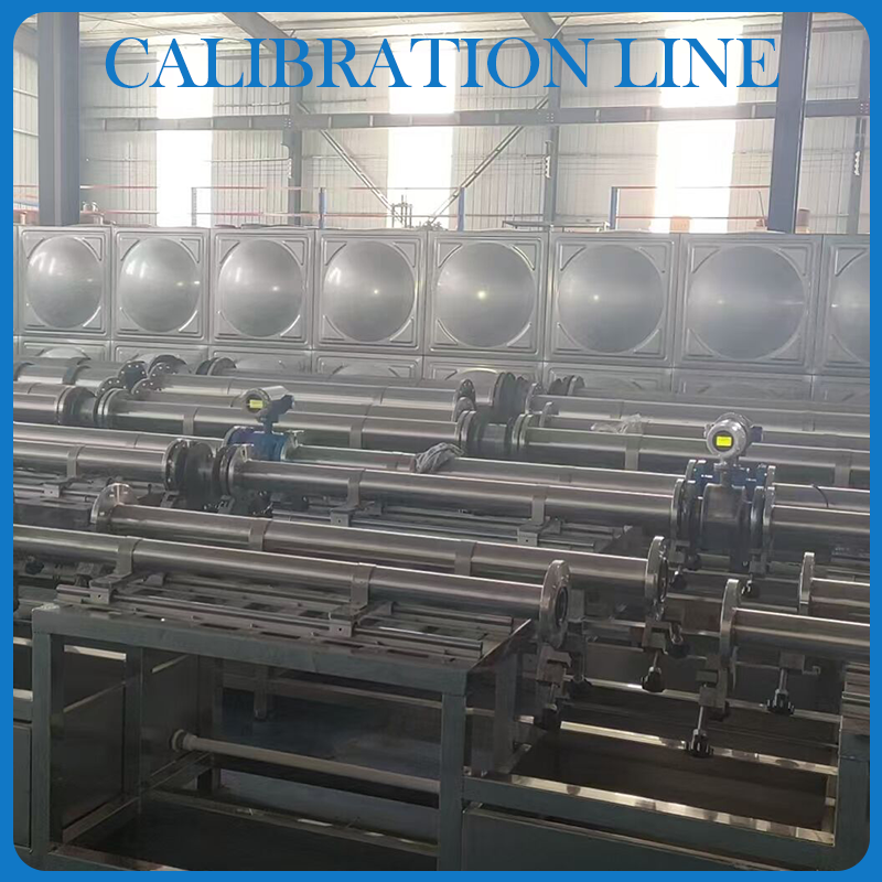 calibration line of sanitary flow meter