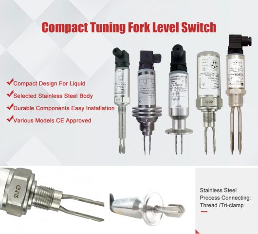 fork level switch, compact stainless steel body type tuning fork level ...