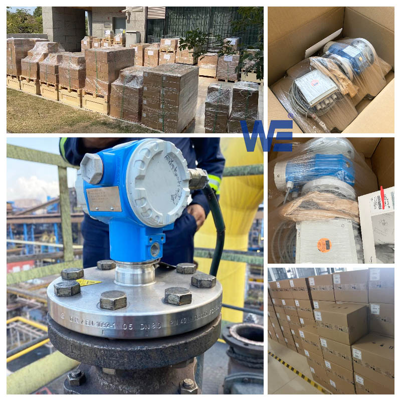E+H flow meter-warehouse and package