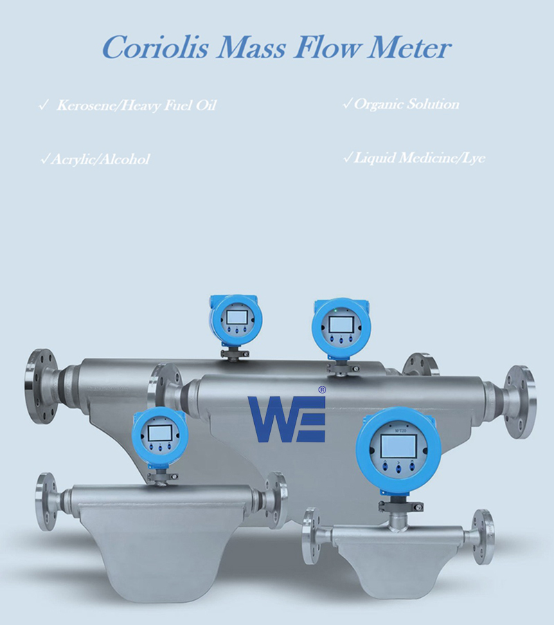Mass flow-Coriolis flow meter produced by Wepower Electronic