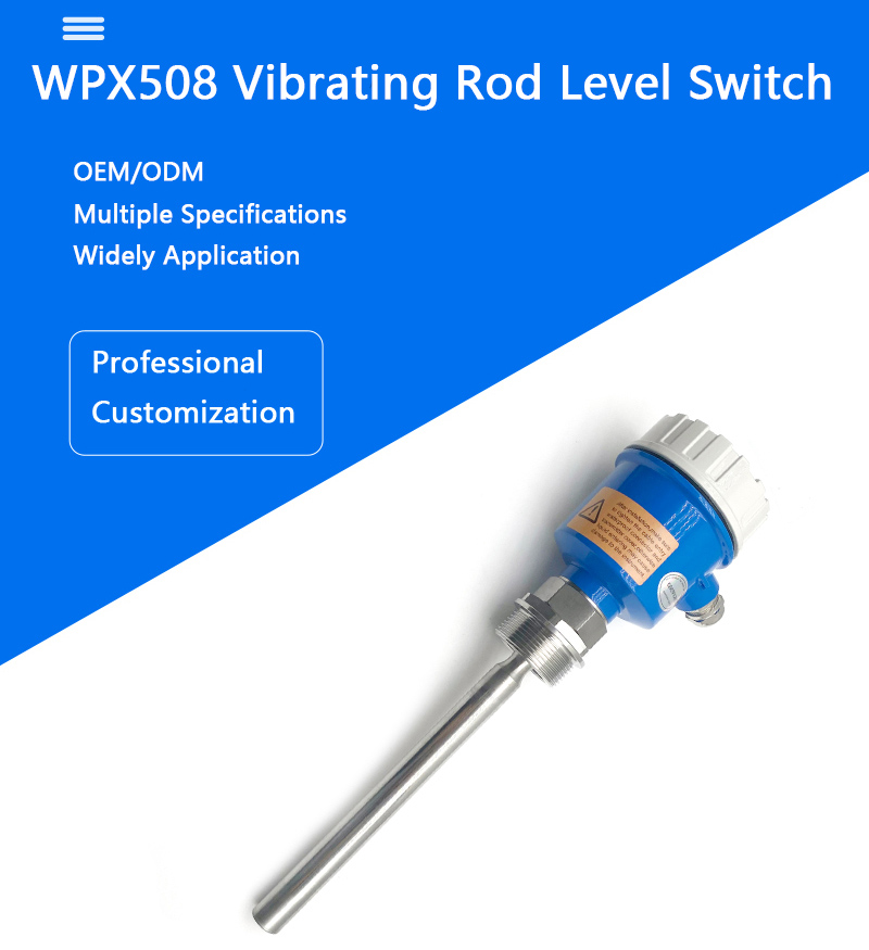 Vibrating rod level switch for powders & solids-Wepower