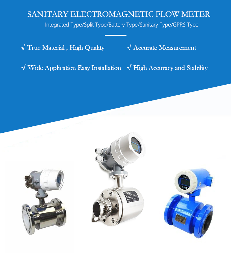 sanitary and hygienic flow meter