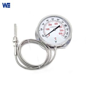 gas actuated exhaust gauge