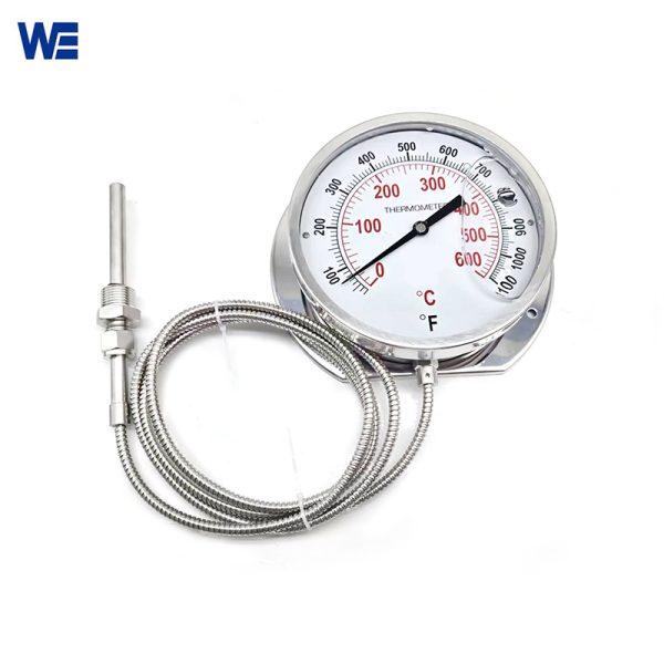 gas actuated exhaust gauge