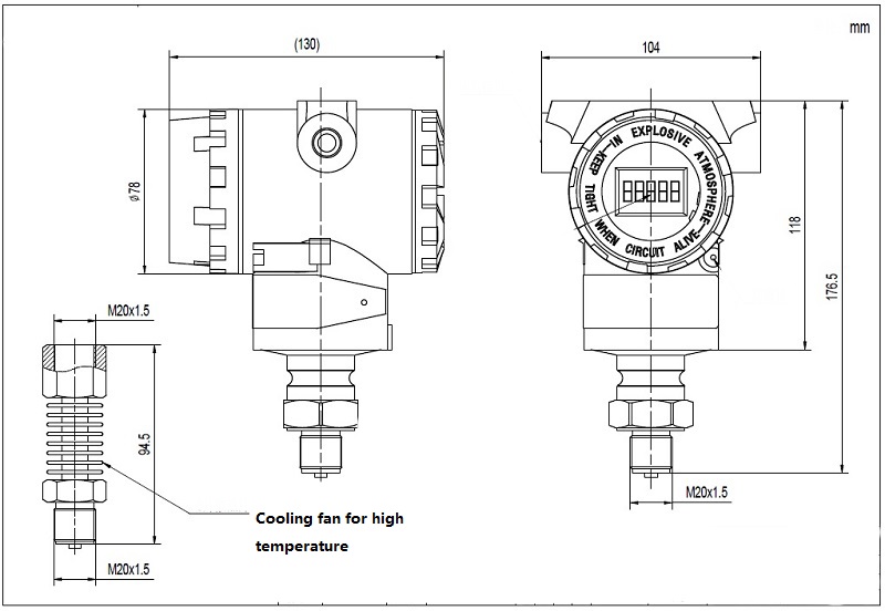 high temperature transmitter