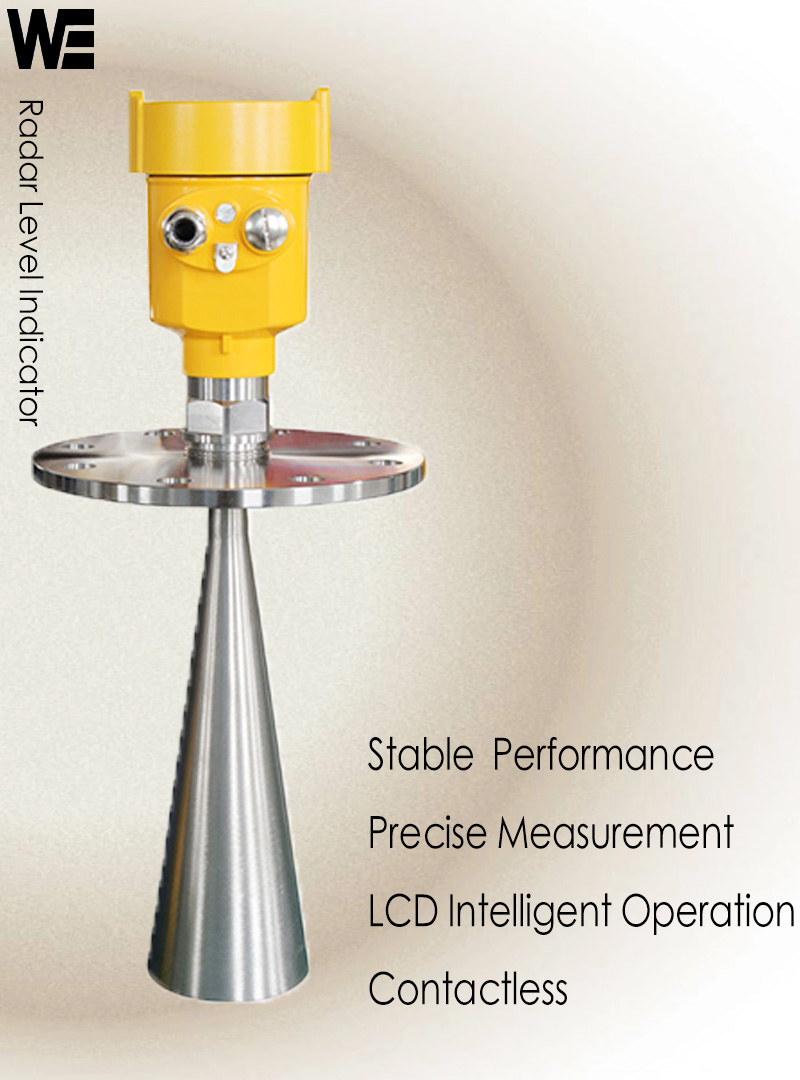horn type radar level transmitter.