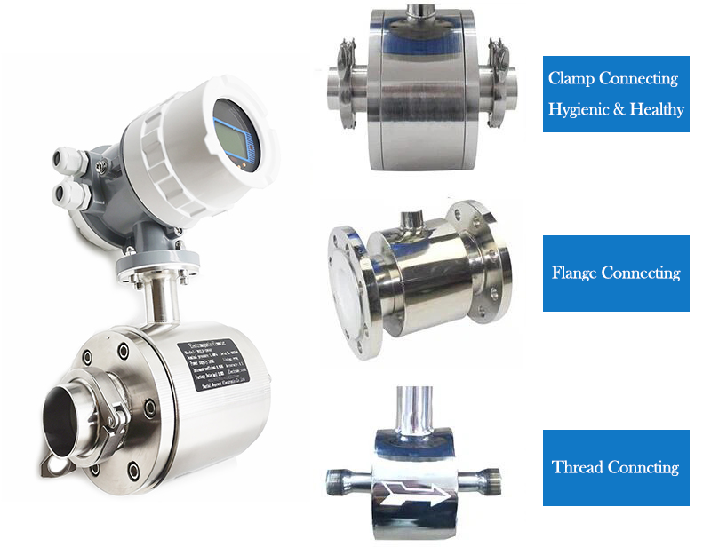stainless steel hygienic flow meter