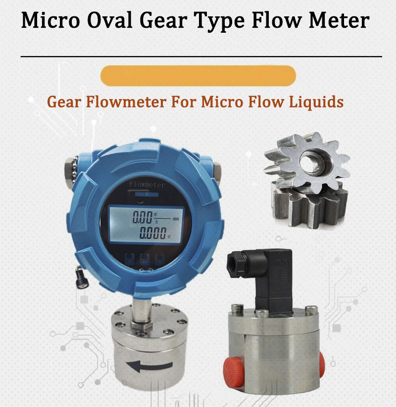 micro flow meter gear type.