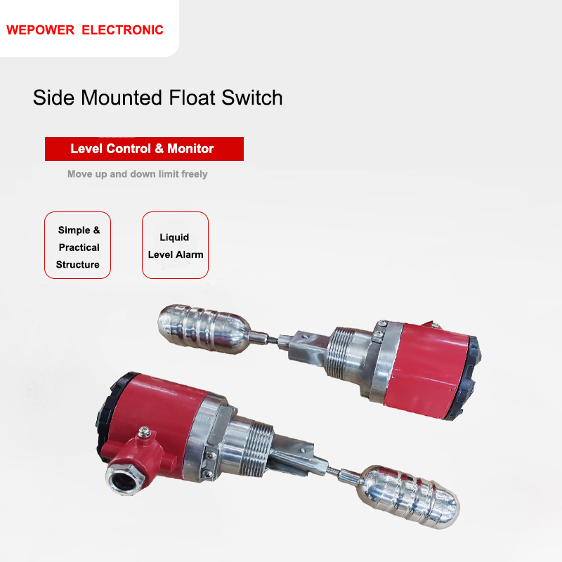 side mounted float switch produced by Wepower electronic