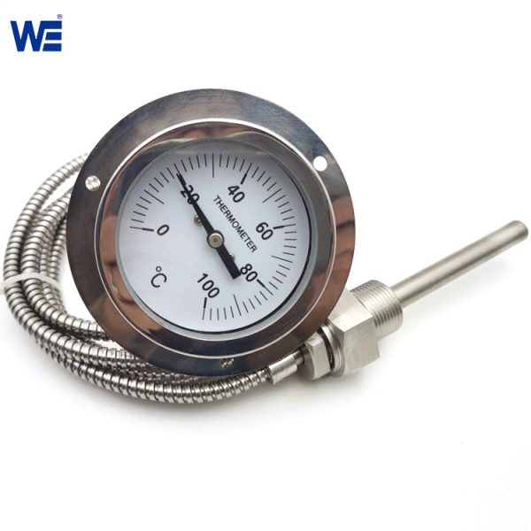 stainless capillary temperature gauge