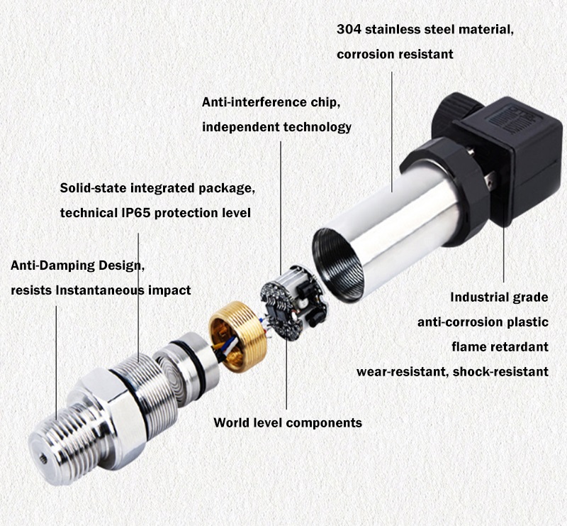stainless pressure sensor structure