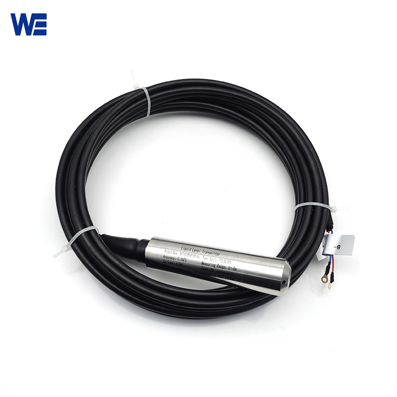 submersible level transmitter stainless steel probe and cable